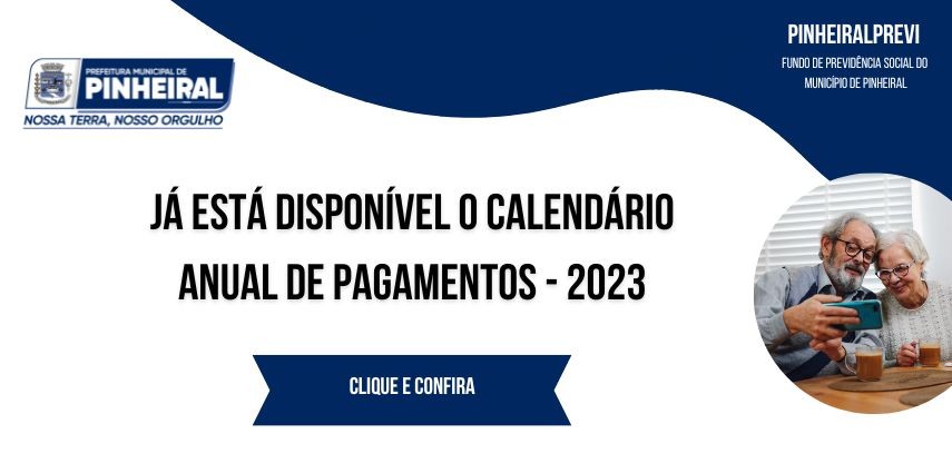 Calendário Anual de Pagamento 2023